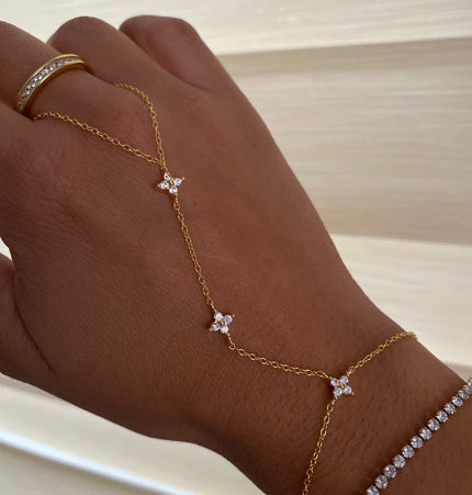 Dalia Hand Chain Gold