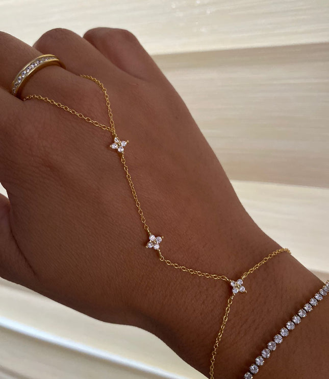 Dalia Hand Chain Gold