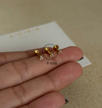 Trini Piercing Titanio - Gold