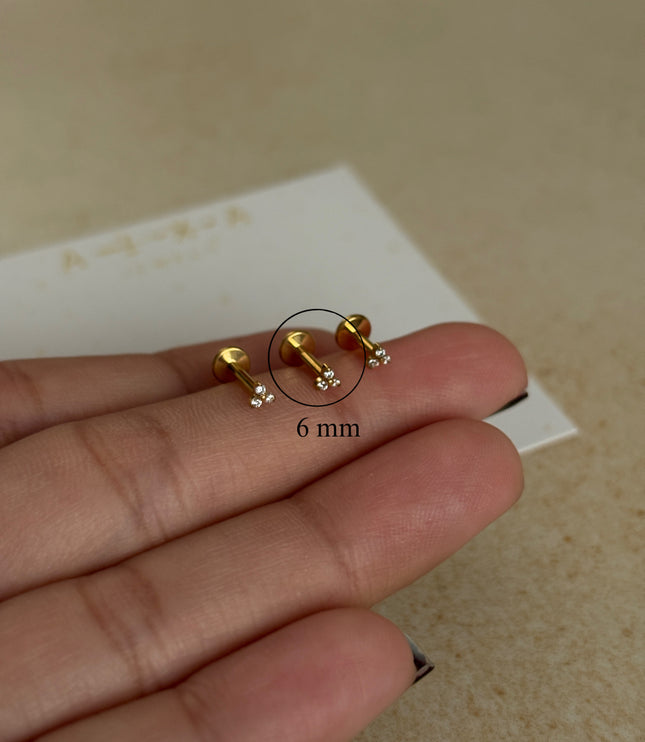 Trini Piercing Titanio - Gold