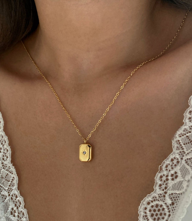 Naila Necklace - Square