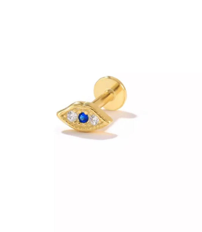 Piercing Ojo turco - Flat Gold