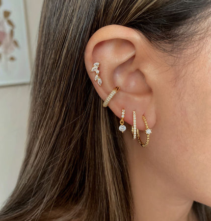 Valeria Hoops Gold