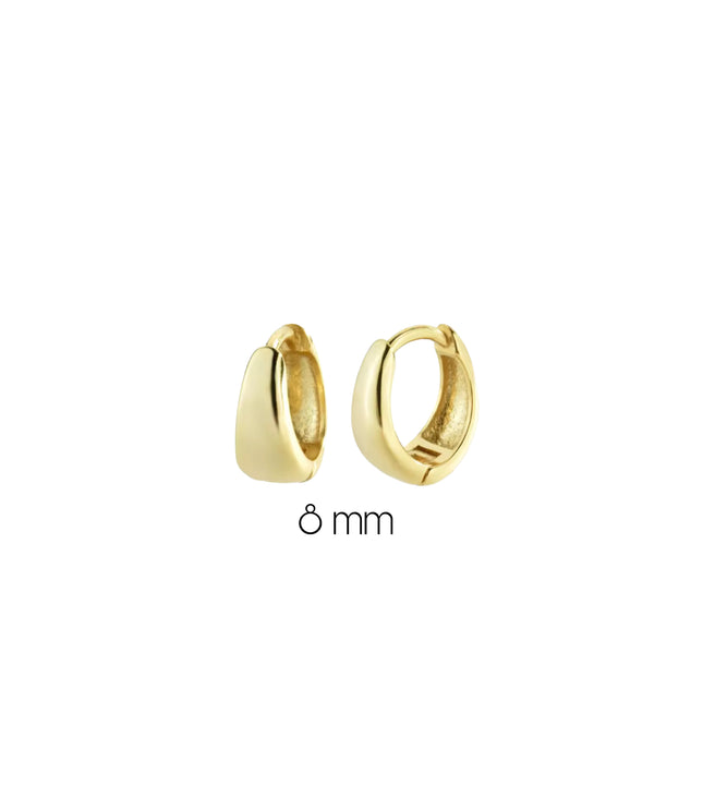 Rubiela hoops Gold