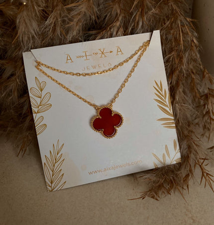 Clover Necklace Gold