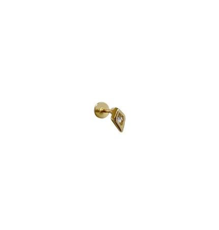Diamond flat piercing