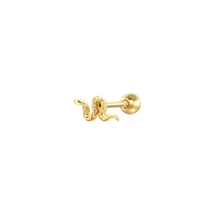 Snake Mini Piercing Gold