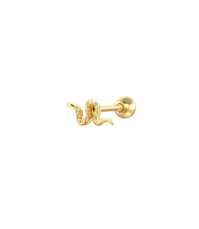 Snake Mini Piercing Gold
