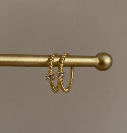 Valeria Hoops Gold