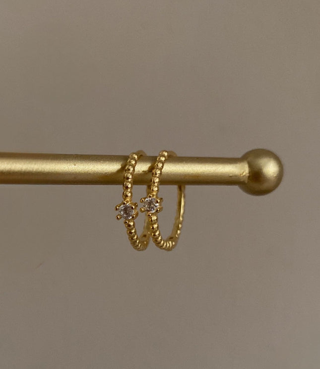 Valeria Hoops Gold
