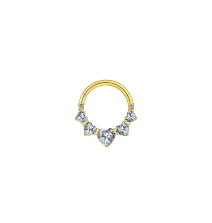 Titanio Lover Piercing - Gold
