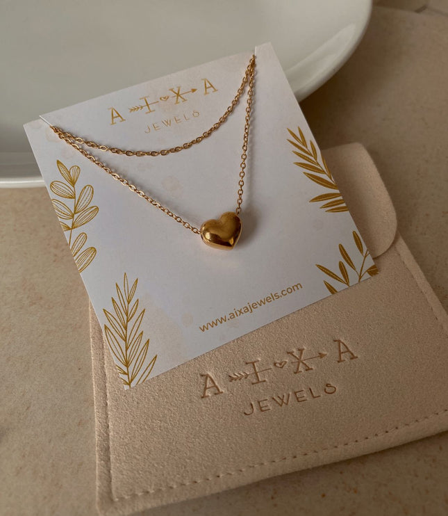 Bubble heart Necklace