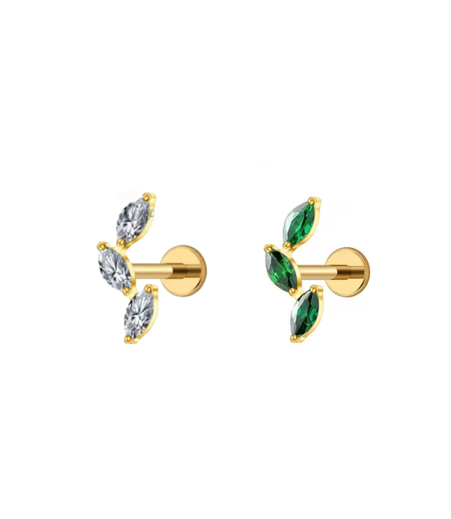 Naila Piercing titanio - Gold