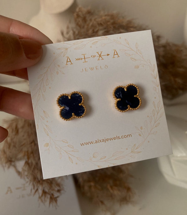 Clover Studs Gold