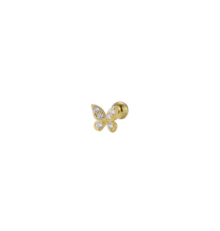 Piercing de Mariposa - Gold 03