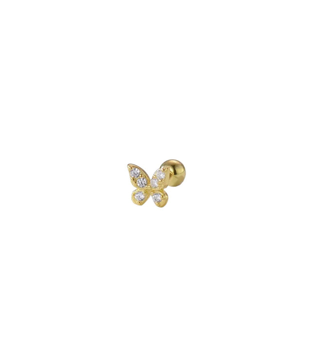 Piercing de Mariposa - Gold 03