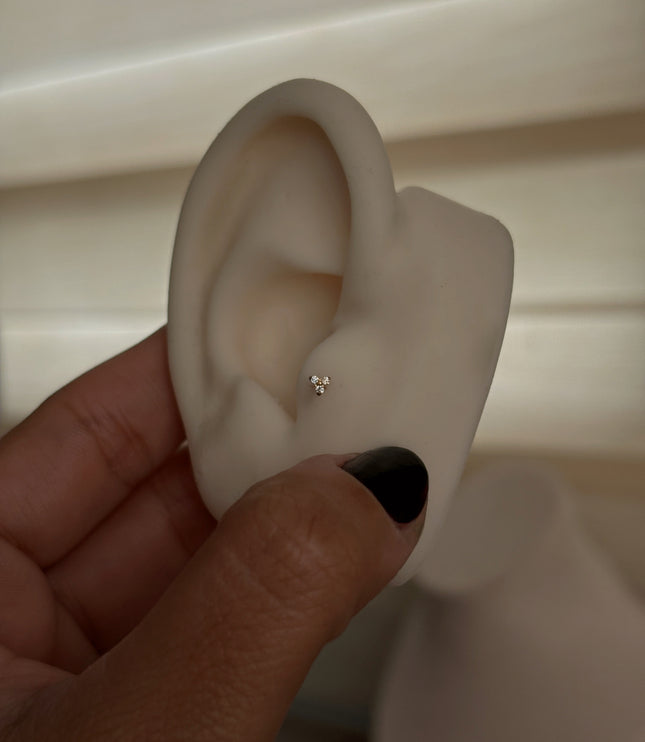 Trini Piercing Titanio - Gold