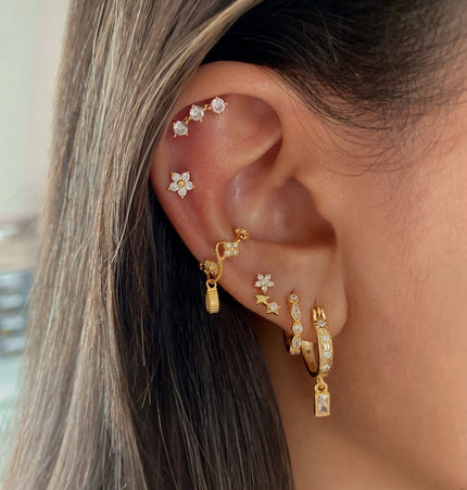 Pendientes Oluchi Gold