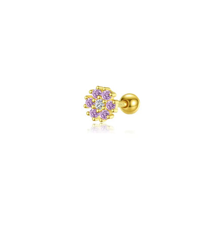 Piercing de flor Gold - 03