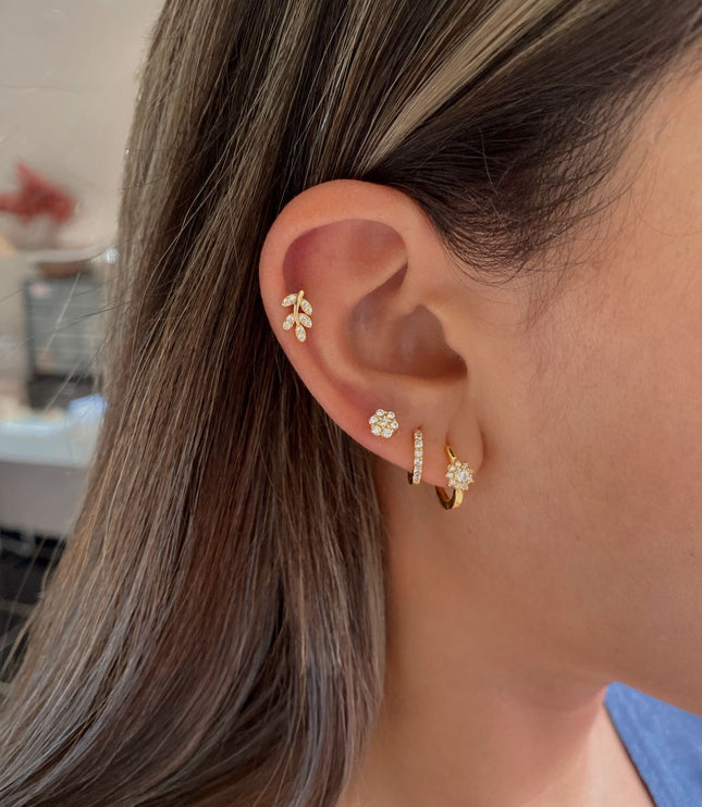 Flower piercing Gold