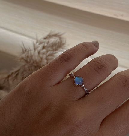 Anillo Promesa Piedra Lunar
