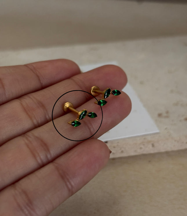 Naila Piercing titanio - Gold