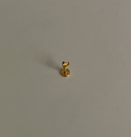 Tiny Heart Flat Piercing