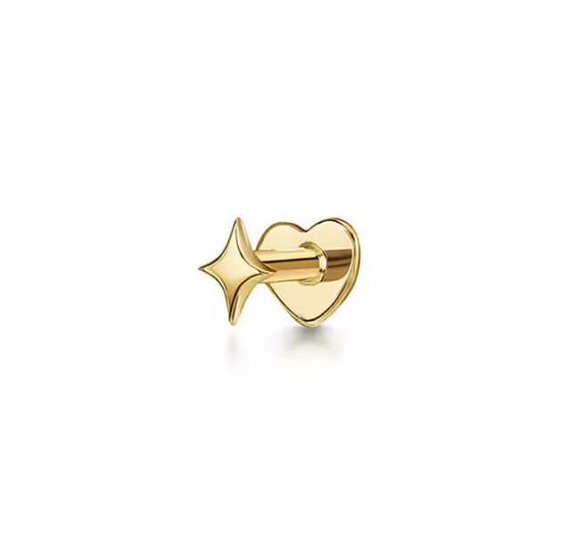 Tiny Star Flat Piercing