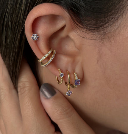 Pendientes Amina Gold