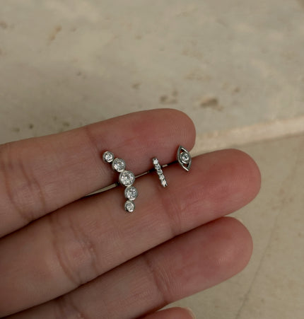Pack trío piercing Silver