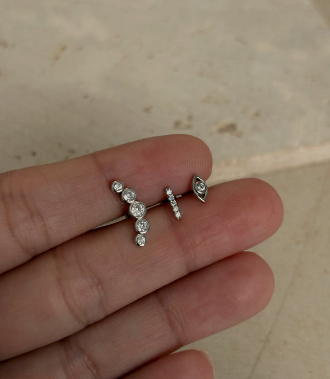 Pack trío piercing Silver
