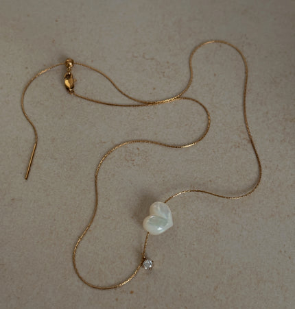 Collar corazón Nácar