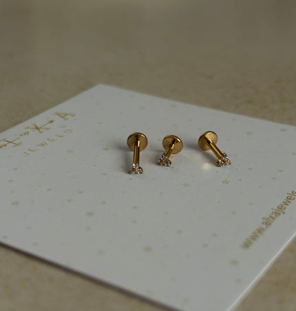 Trini Piercing Titanio - Gold