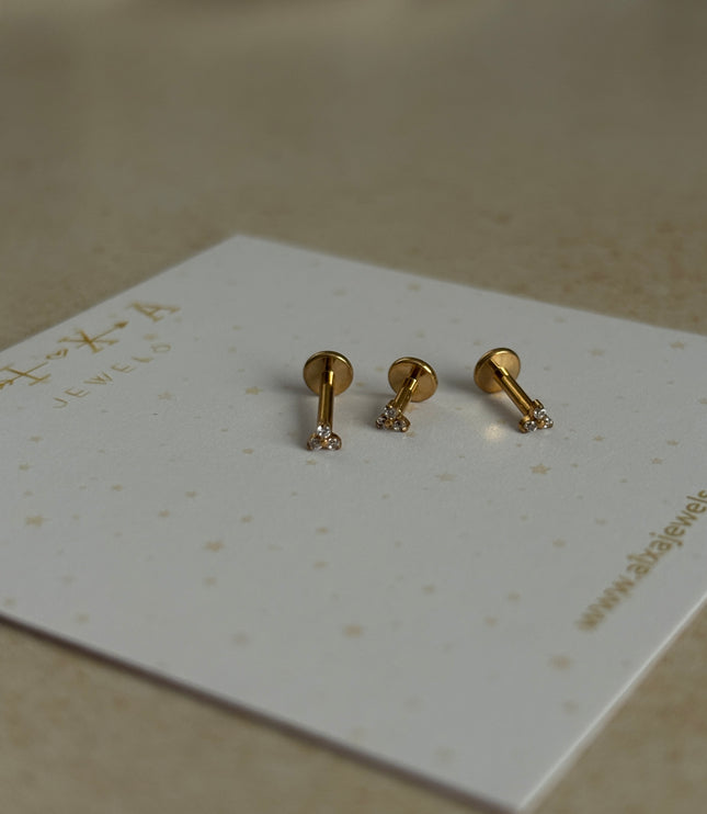 Trini Piercing Titanio - Gold
