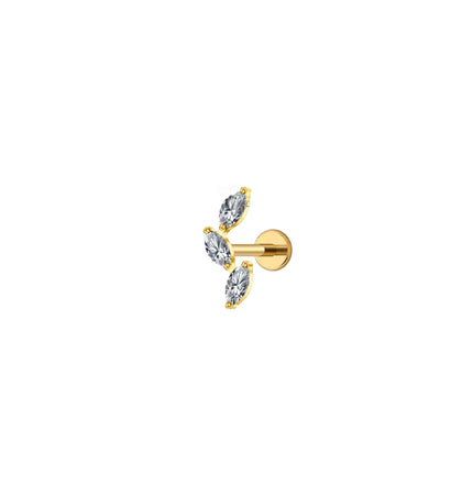 Naila Piercing titanio - Gold