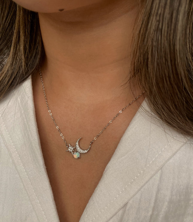 Collar Mi luna y estrella