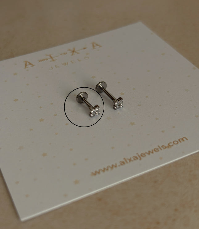 Dalia Piercing Titanio - Silver