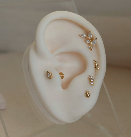 Diamond Flat Piercing