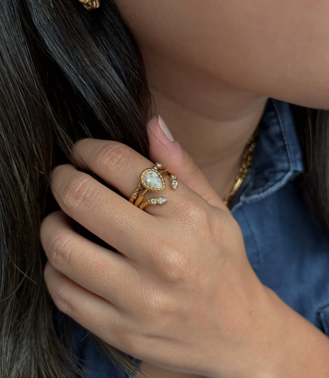 Set de Anillos apilables Dione