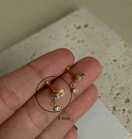 Benni Piercing Titanio - Gold