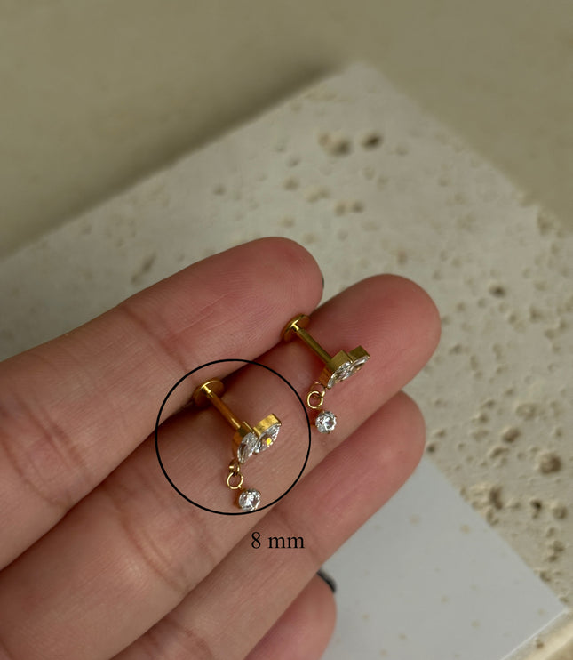 Benni Piercing Titanio - Gold