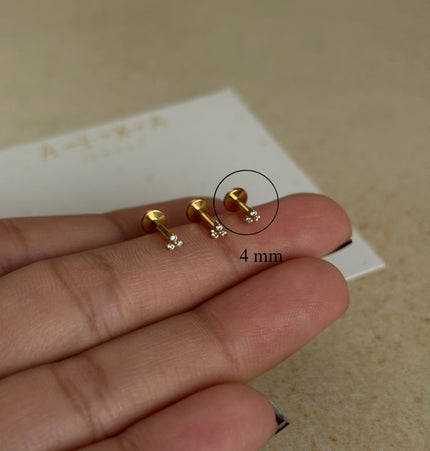 Trini Piercing Titanio - Gold