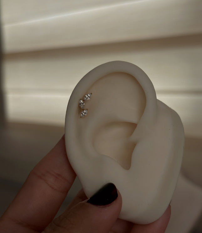 Naila Piercing titanio - Gold