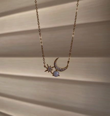 Collar Mi luna y estrella