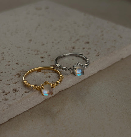 Anillo Promesa Piedra Lunar