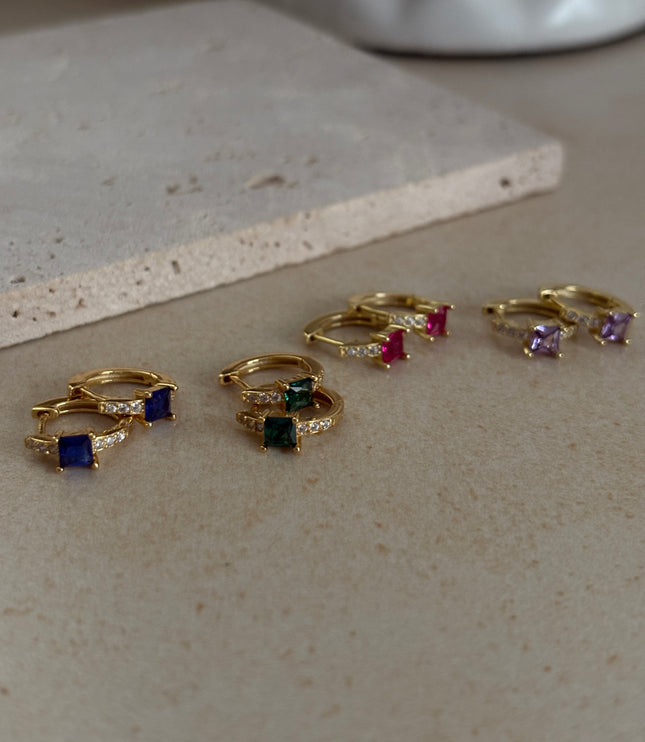 Pendientes Amina Gold