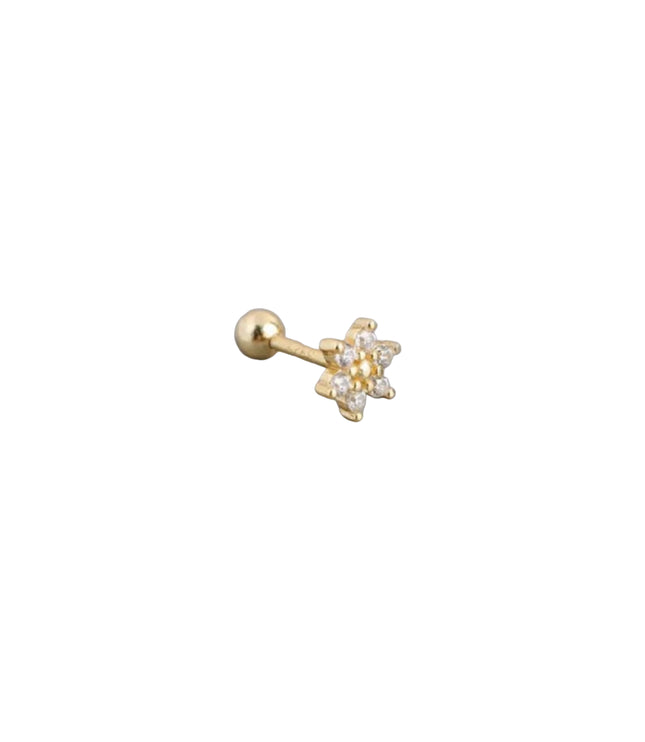 Piercing de flor Gold - 02
