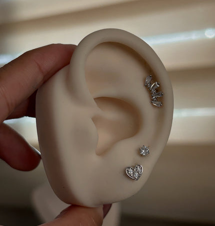 Pack Trío Piercing Silver