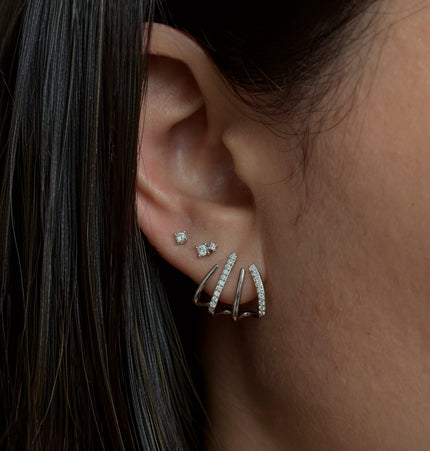 Pendientes Salma Silver