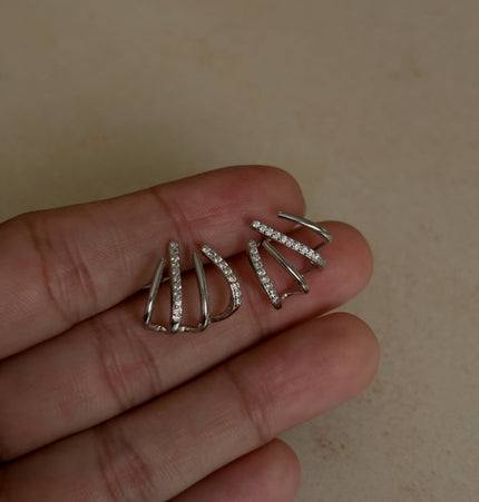 Pendientes Salma Silver